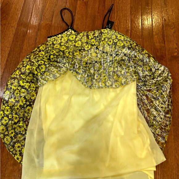 NWT Romeo & Juliet Couture Floral Lace Midi SWEETHEART Dress, Medium FIT & FLARE - Picture 6 of 12